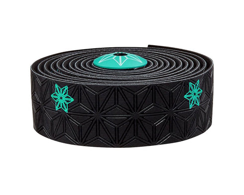 Cinta de Manubrio Supacaz Super Sticky Kush Galaxy Negro/Celeste